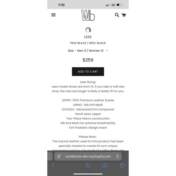 WORLD BOOTS Sz 9 Mens Chukka Moccasin Boots 100% Leather Suede True Black - Picture 6 of 16